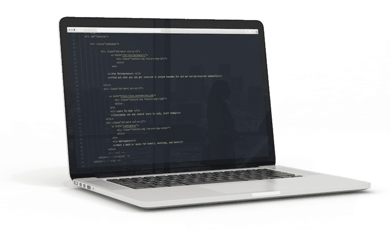 Coding laptop